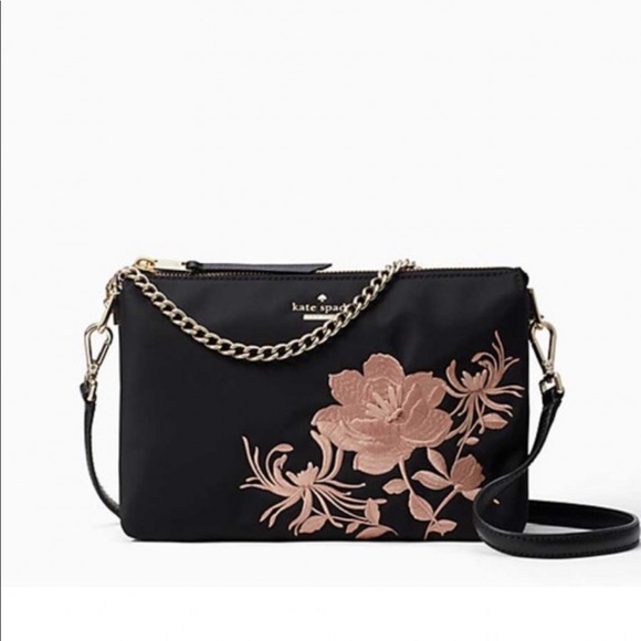 kate spade Handbags - NWT Kate Spade Embroidered Crossbody Clutch Purse